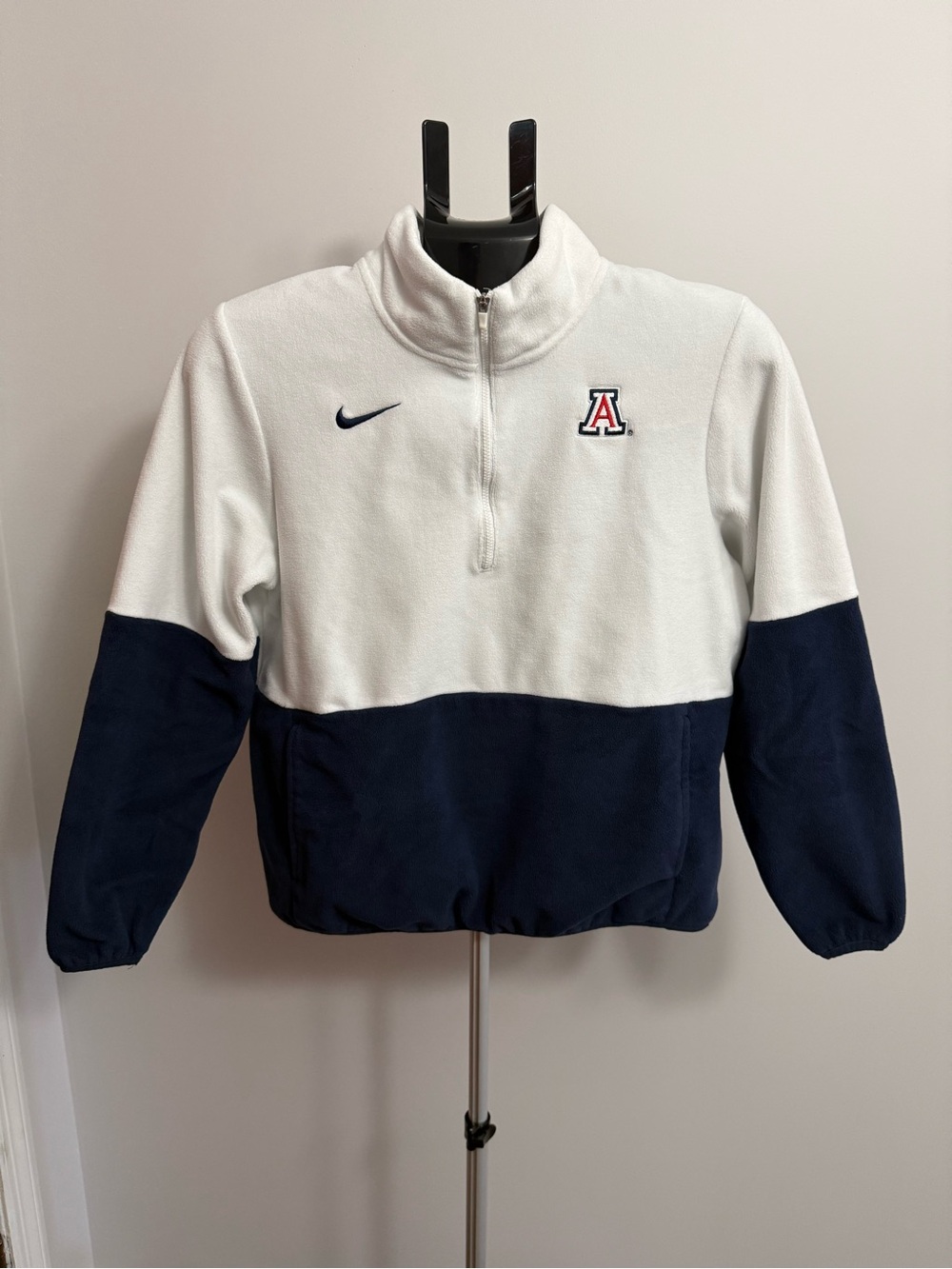 University of Arizona Wildcats Nike Colorblock 1/4 Zip Fleece